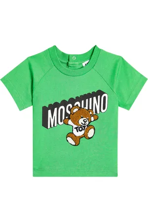 Moschino Baby Bedrucktes T-Shirt aus Baumwoll-Jersey