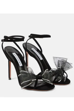 Aquazzura Verzierte Sandalen Reve aus Veloursleder