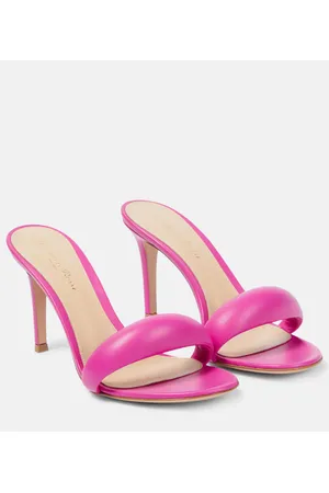 Gianvito Rossi Pantoletten Bijoux 85 aus Leder
