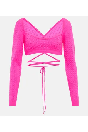 Patou Cropped-Top aus Wolle und Kaschmir