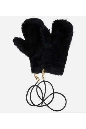 Max Mara Handschuhe Ombrato aus Wolle und Seide