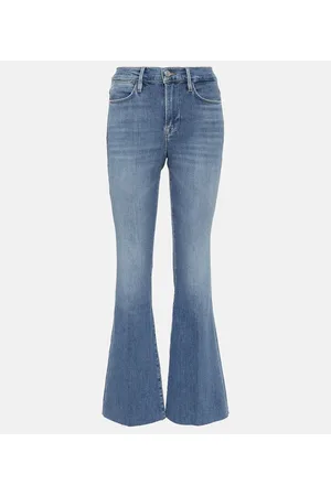 Frame Flared Jeans Le Easy Flare Raw Fray