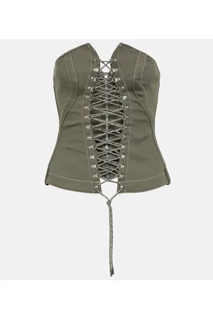DION LEE Top aus Baumwolle