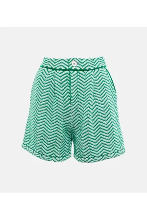 Barrie Shorts aus Kaschmir und Baumwolle