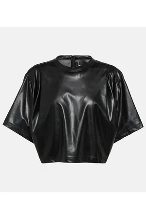 Marant Etoile Cropped-Top Brooky aus Lederimitat