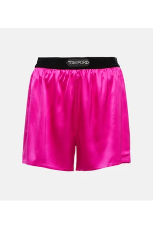 Tom Ford High-Rise Shorts aus Satin