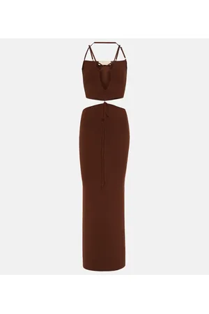 AYA MUSE Maxikleid Reis aus Strick