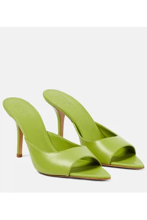 Gia Borghini Pantoletten Perni 04 Uni aus Leder