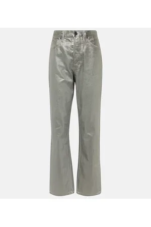 VERONICA BEARD High-Rise Straight Jeans Daniela
