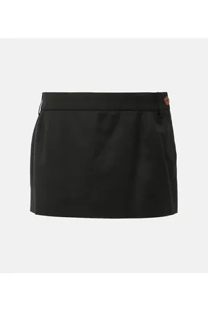 Vivienne Westwood Low-Rise-Minirock aus Wolle