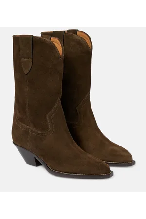 Isabel Marant Westernstiefel Dahope aus Veloursleder