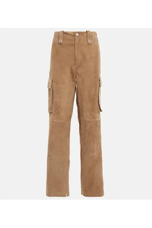 MAGDA BUTRYM Cargohose aus Veloursleder