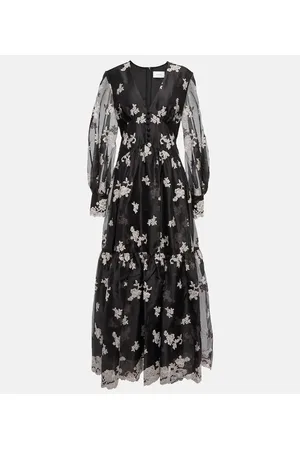 Erdem Maxikleid Tabetha aus Seide