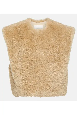 Marant Etoile Weste Feliz aus Faux Shearling