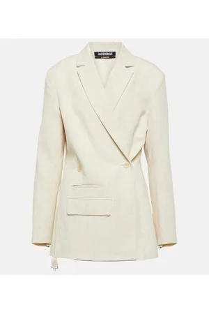 Jacquemus Blazer La Veste Tibau aus einem Leinengemisch