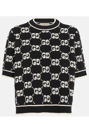 Gucci Top GG aus Woll-Bouclé