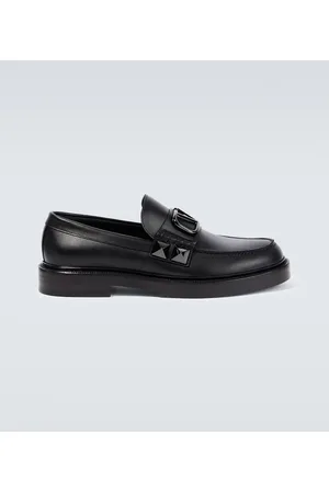 VALENTINO GARAVANI Loafers VLogo Stud Sign aus Leder