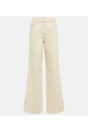 Prada High-Rise Wide-Leg Jeans