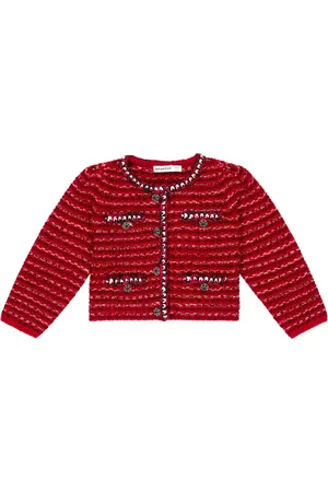 Self-Portrait Cardigan aus Bouclé