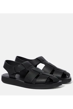 The Row Sandalen Fisherman aus Leder