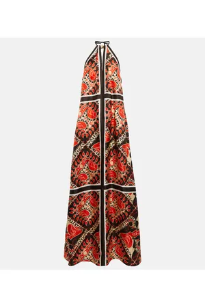 VALENTINO Maxikleid Mini Bandana aus Seide