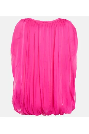 Rick Owens Top aus Seidenchiffon