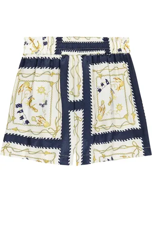 MONNALISA Bedruckte Shorts aus Satin