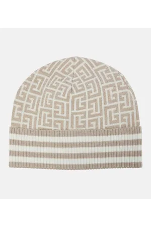 Balmain Mütze aus einem Wollgemisch