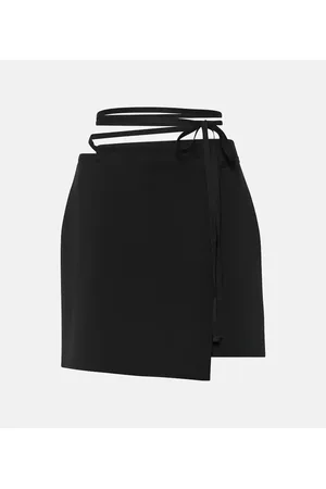Sportmax Wickelrock Genny aus einem Wollgemisch