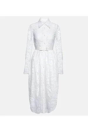 Erdem Hemdblusenkleid Corrine aus Spitze
