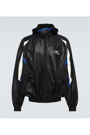 Balenciaga Kapuzenjacke aus Leder