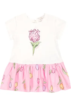 MONNALISA Baby Kleid aus einem Baumwollgemisch