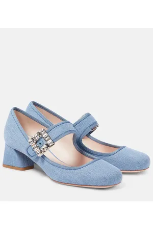 Roger Vivier Mary-Jane-Pumps Très Vivier Strass Buckle Babies