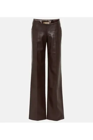 AYA MUSE Weite Hose aus Lederimitat