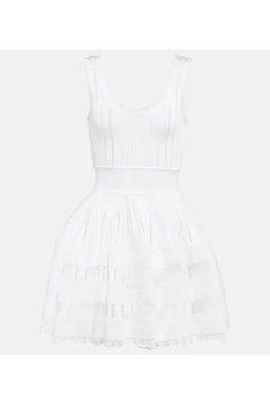 Alaïa Alaïa Minikleid Crinoline aus Rippstrick