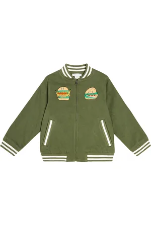 Stella McCartney Bestickte Collegejacke aus einem Baumwollgemisch