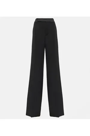 Saint Laurent Weite High-Rise-Hose