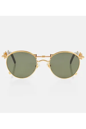 Jean Paul Gaultier X Karim Benzema Runde Sonnenbrille 56-0174