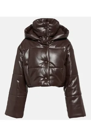Nanushka Wattierte Jacke Aveline aus Lederimitat