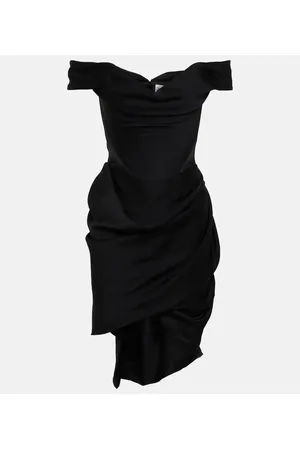 Vivienne Westwood Off-Shoulder-Minikleid aus Crêpe