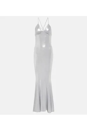 Norma Kamali Robe aus Lamé