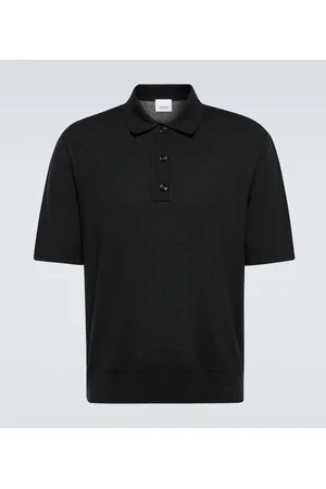 Burberry Polohemd aus Wolle und Seide