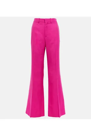 Chloé Chloé High-Rise-Hose aus einem Wollgemisch