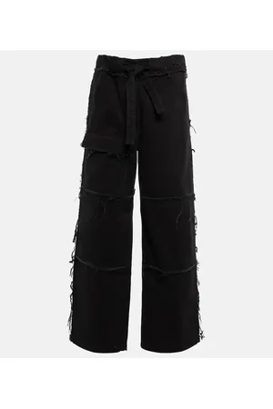 DRIES VAN NOTEN High-Rise Wide-Leg Jeans