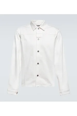 Jil Sander Hemdjacke aus Baumwolle