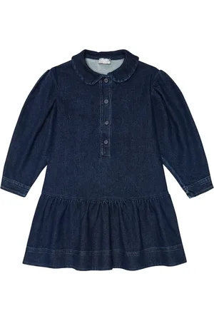 Il gufo Jeanskleid aus einem Baumwollgemisch