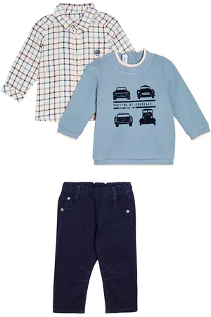 Tartine Et Chocolat Baby Set aus Sweatshirt, Hemd und Hose