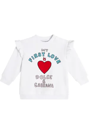 Dolce & Gabbana Baby Besticktes Sweatshirt aus Baumwolle