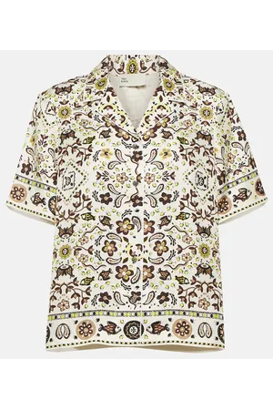 Tory Burch Bedrucktes Hemd aus Seide