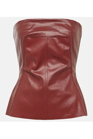 Rick Owens Bustier-Top aus Denim